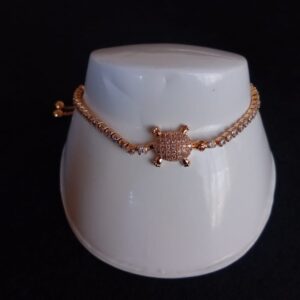 Pulsera ajustable oro laminado