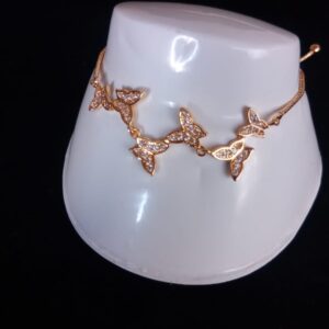 Pulsera ajustable  oro laminado