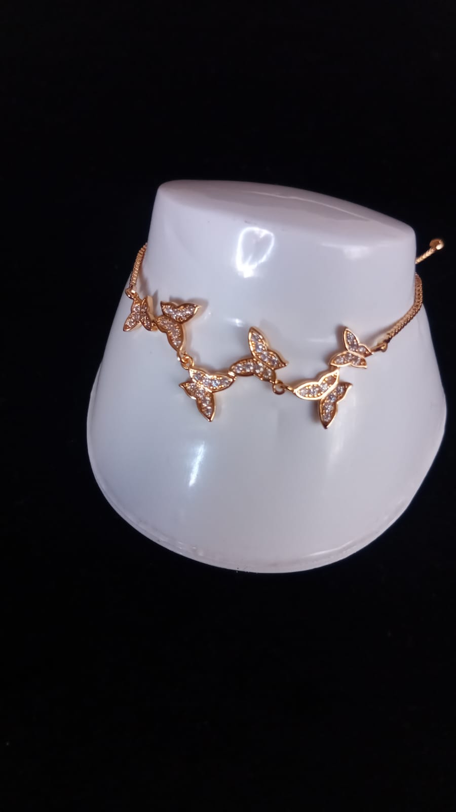 Pulsera ajustable oro laminado