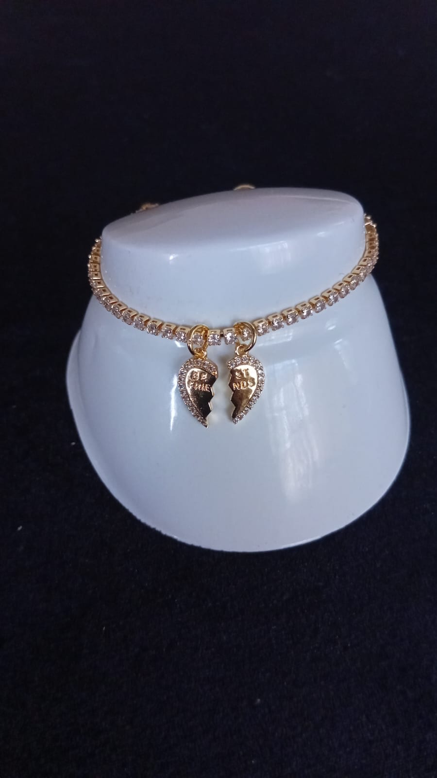 Pulsera ajustable oro laminado