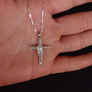 Cruz chica oro laminado