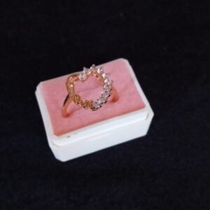 Anillo tendencia oro laminado