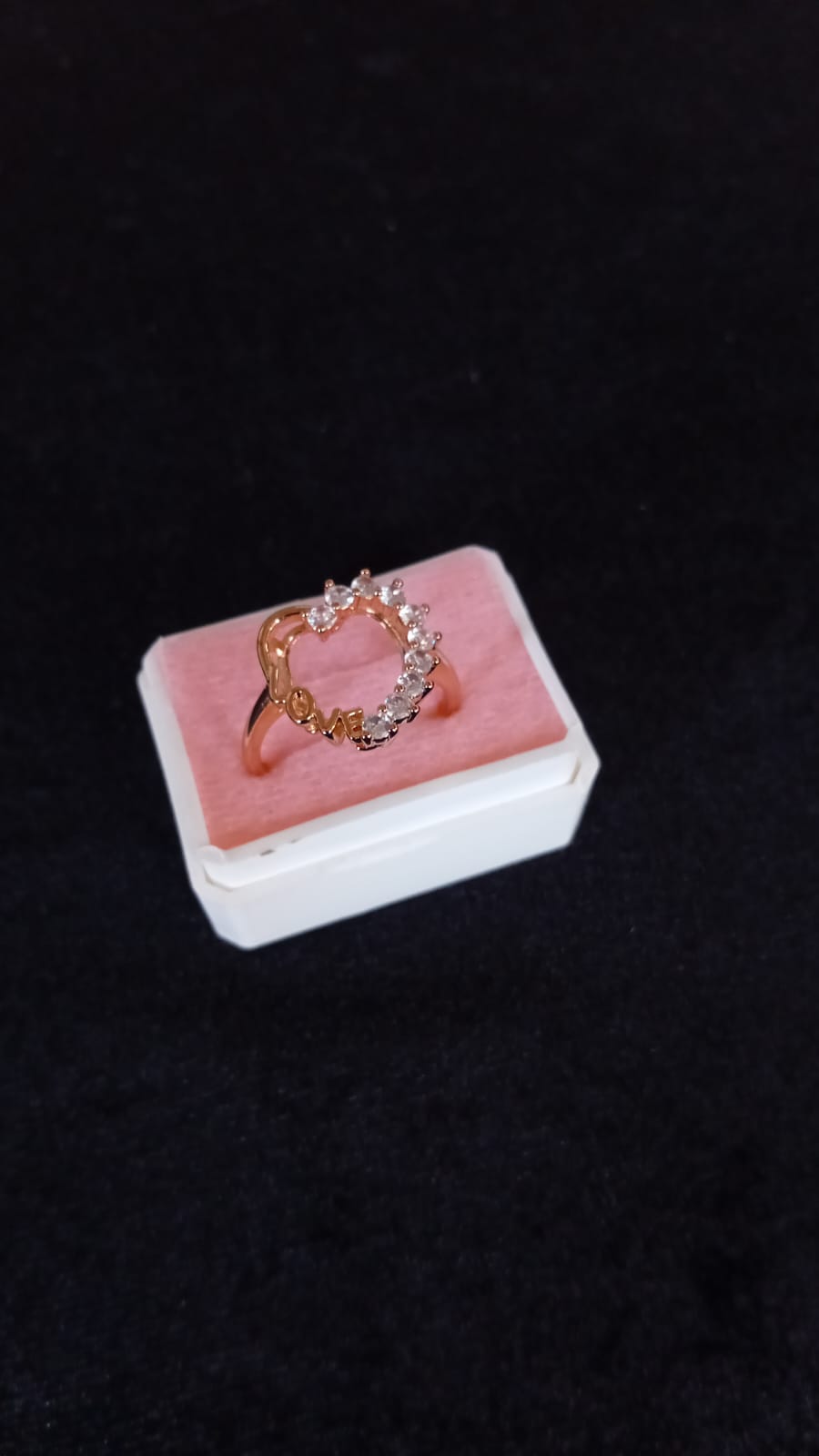 Anillo tendencia oro laminado