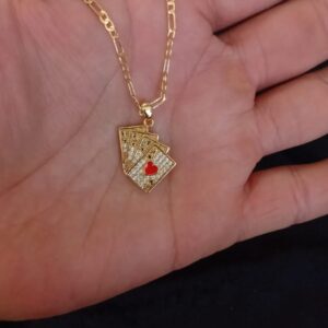Dije oro laminado