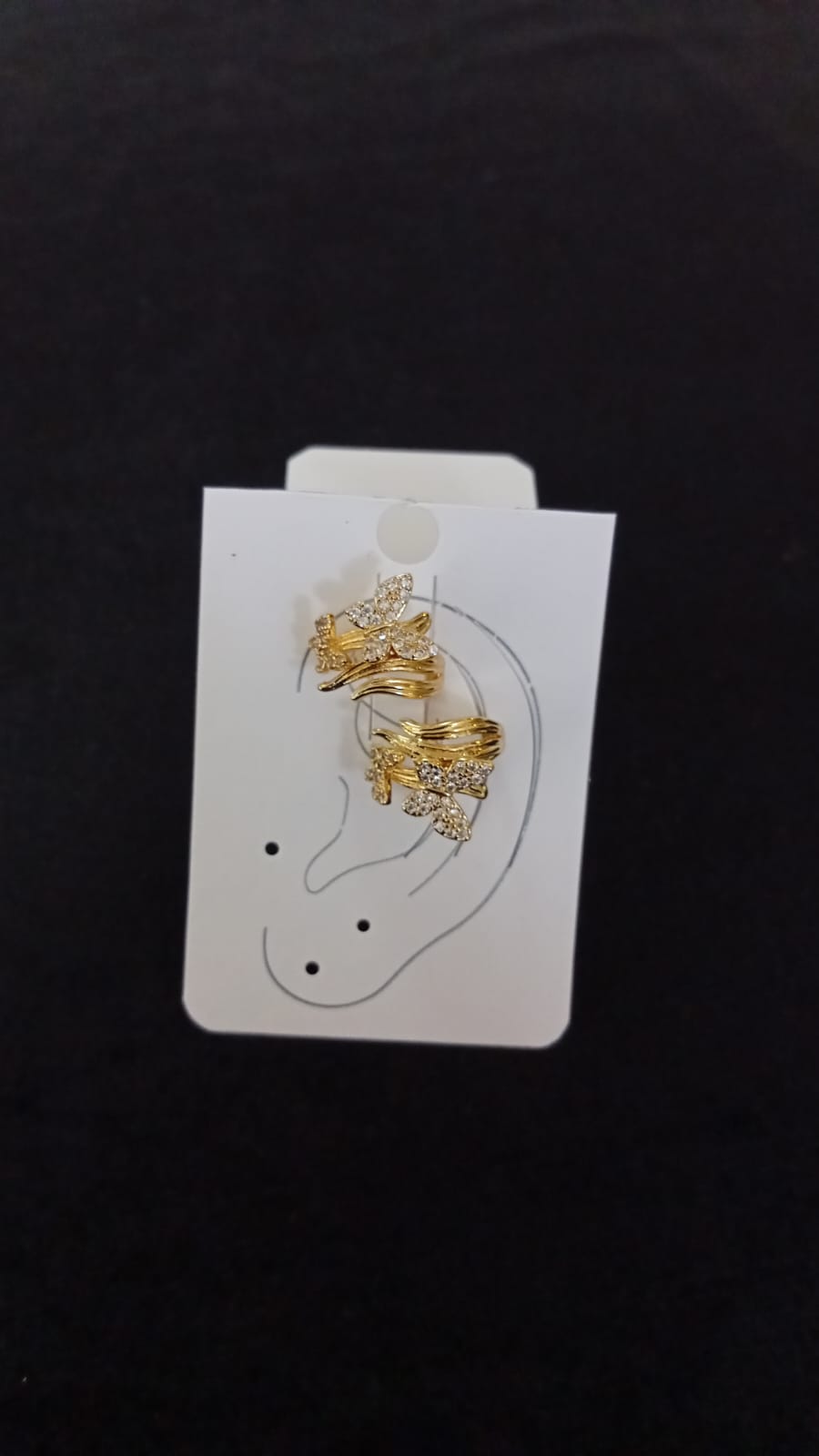 Arete simulador oro laminado
