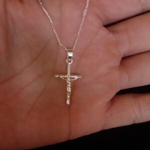 Cruz chica oro laminado