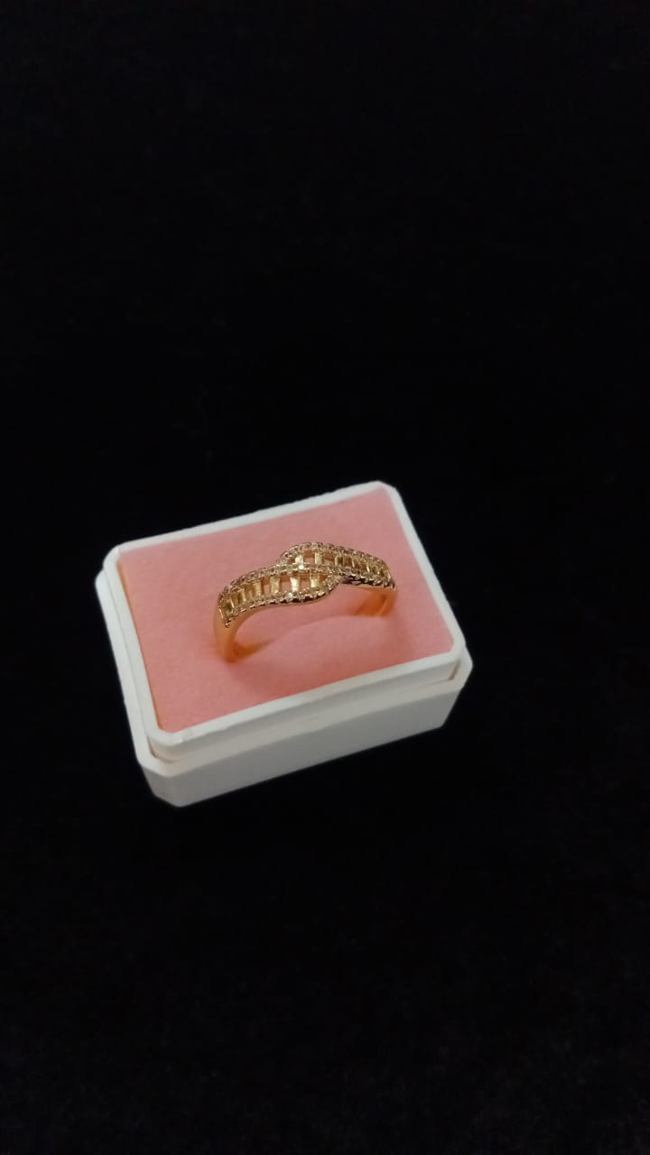 Anillo dama oro laminado