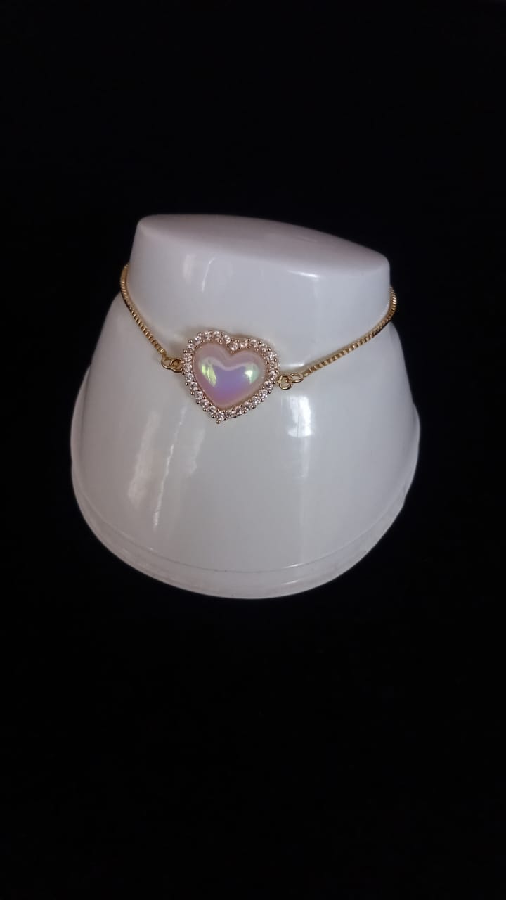 Pulsera ajustable oro laminado