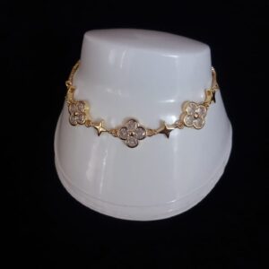 Pulsera ajustable oro laminado