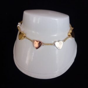 Pulsera ajustable oro laminado