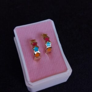 Arracada Huggies oro laminado