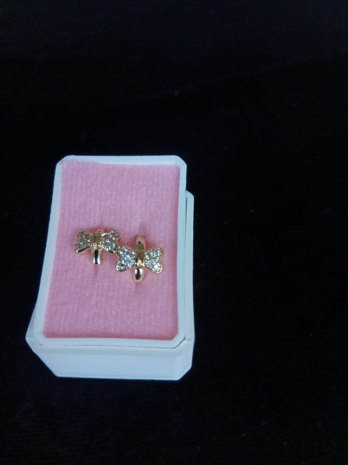 Arracada Huggies oro laminado