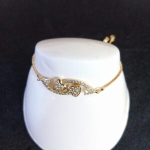 Pulsera ajustable oro laminado