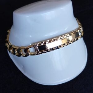 Esclava gruesa oro laminado