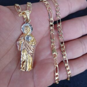 Dije San Juditas grande oro laminado