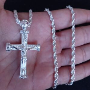 Cristo grande oro laminado