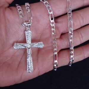 Cruz grande oro laminado