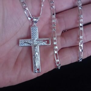 Cruz grande oro laminado