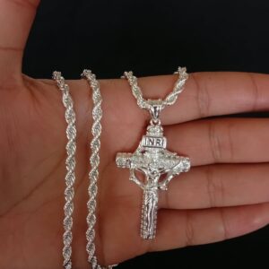 Cristo grande oro laminado