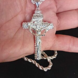 Cristo grande oro laminado