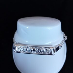 Esclava mediana oro laminado