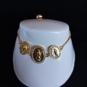 Pulsera ajustable oro laminado