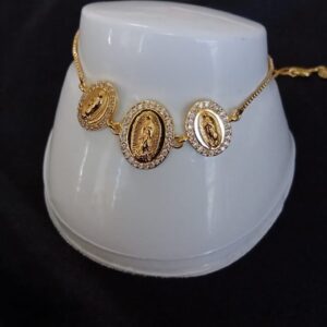 Pulsera ajustable oro laminado