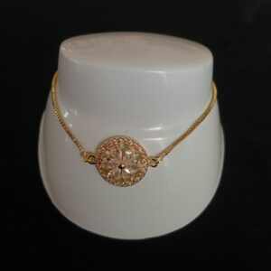 Pulsera ajustable oro laminado