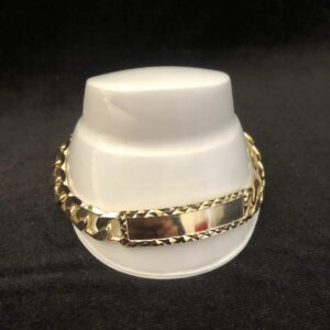 Esclava gruesa oro laminado