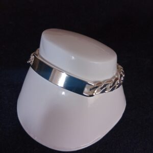 Esclava gruesa oro laminado