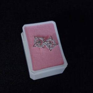 Arete poste mariposa plata .925