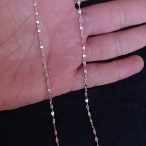Cadena delgada plata .925