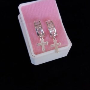 Arracada huggis plata .925