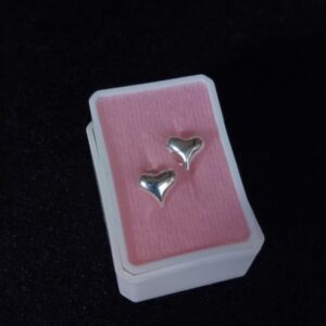 Arete poste mariposa plata .925