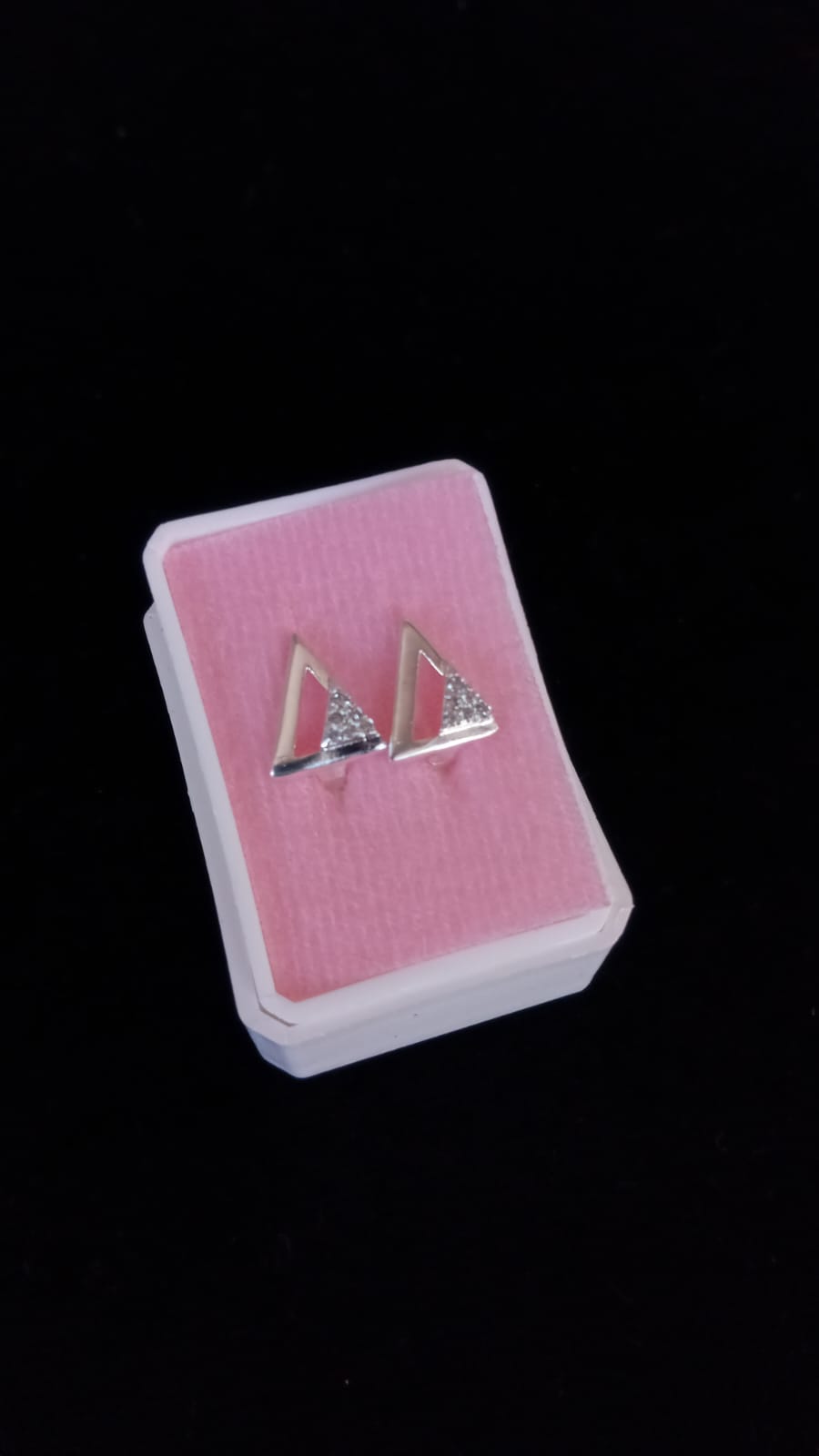 Arracada huggis plata .925