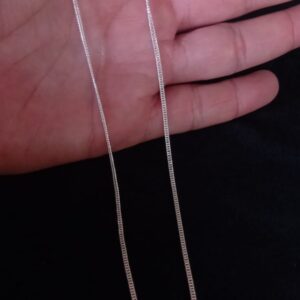 Cadena delgada plata .925