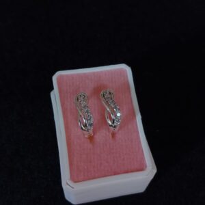 Arracada huggis plata .925