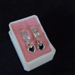 Arracada huggis plata .925