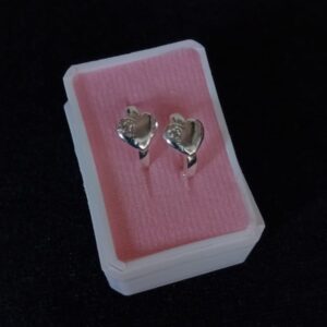 Arracada huggis plata .925