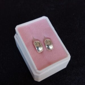 Arracada huggis plata .925