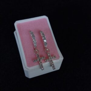 Arracada huggis plata .925