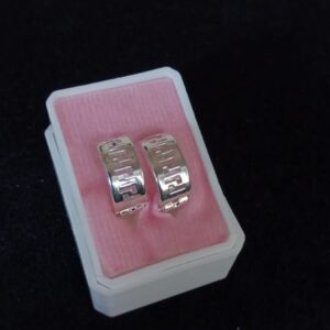 Arracada huggis plata .925