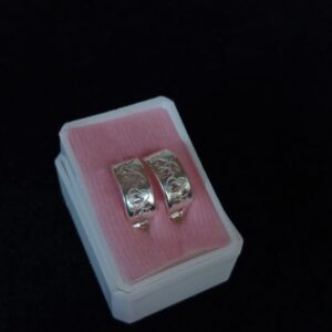 Arracada huggis plata .925