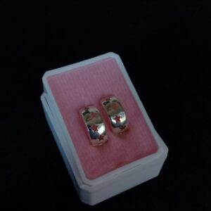 Arracada huggis plata .925