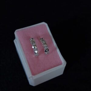 Arracada huggis plata .925