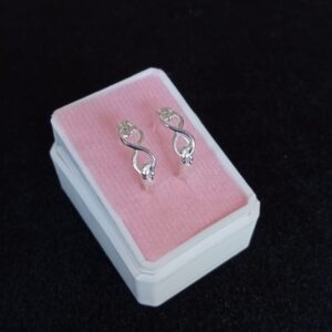 Arracada huggis plata .925
