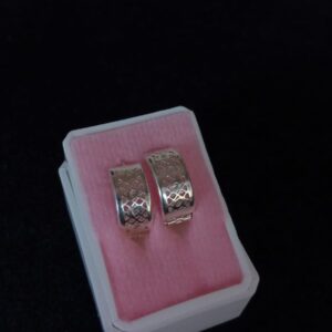 Arracada huggis plata .925