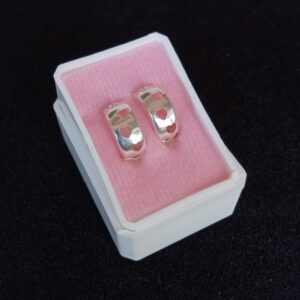 Arracada huggis plata .925