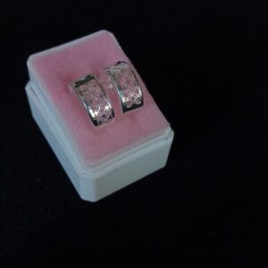 Arracada huggis plata .925