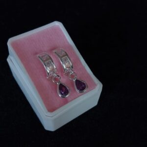 Arracada huggis plata .925